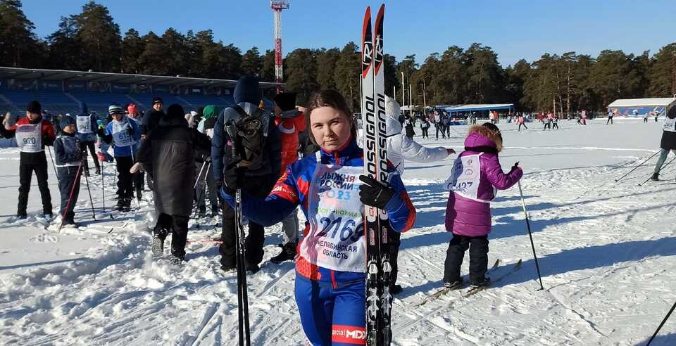 Лидер ССК «Хаски» на XLI открытой Всероссийской массовой лыжной гонке «Лыжня России»