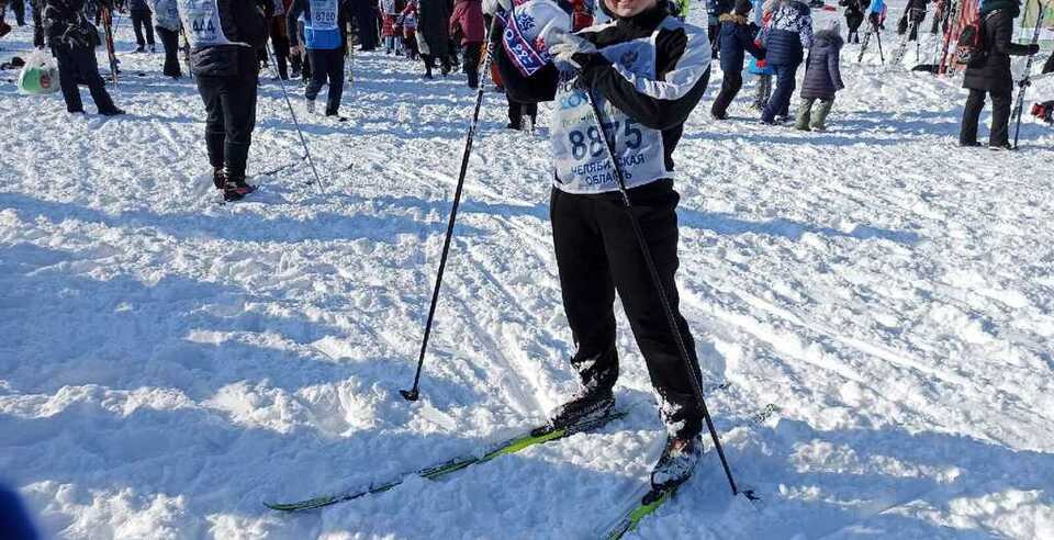 Спортсмены ЮУТУ на ХL открытой Всероссийской массовой лыжной гонке 